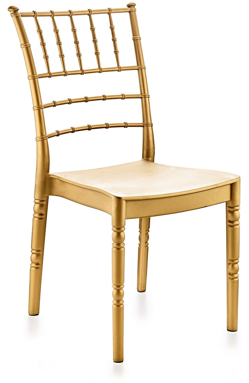 Scaun, Hanah Home, Estate Modern, 55x92x43 cm, Maro deschis - imagine 3